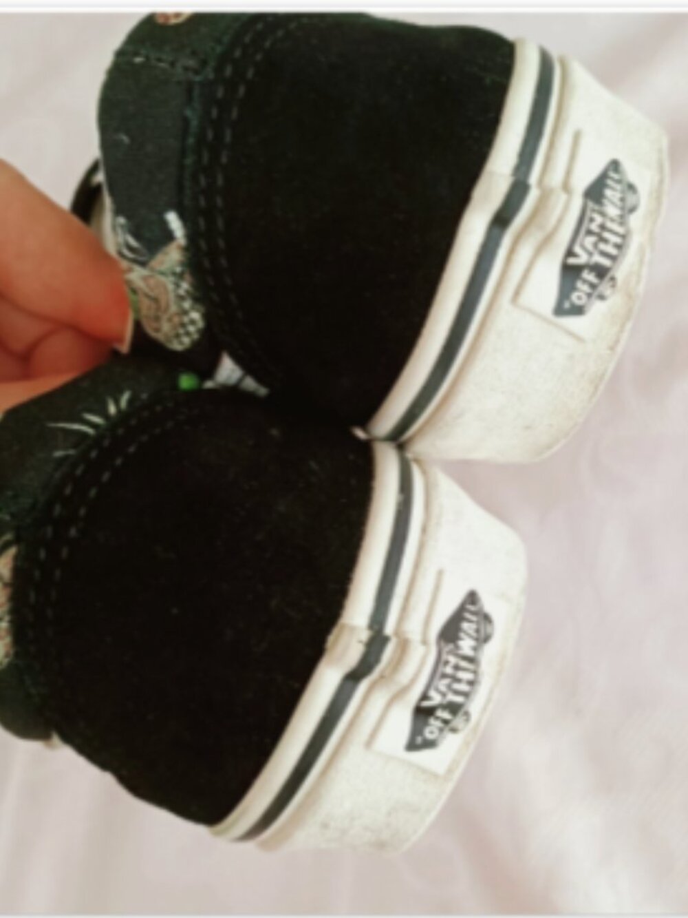 VANS Old Skool Desert Snake Canvas & Suede Athletic Shoes Women's 9 Black - Picture 8 of 16